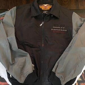 Harley-Davidson Men's Two-Tone Bomber Jacket